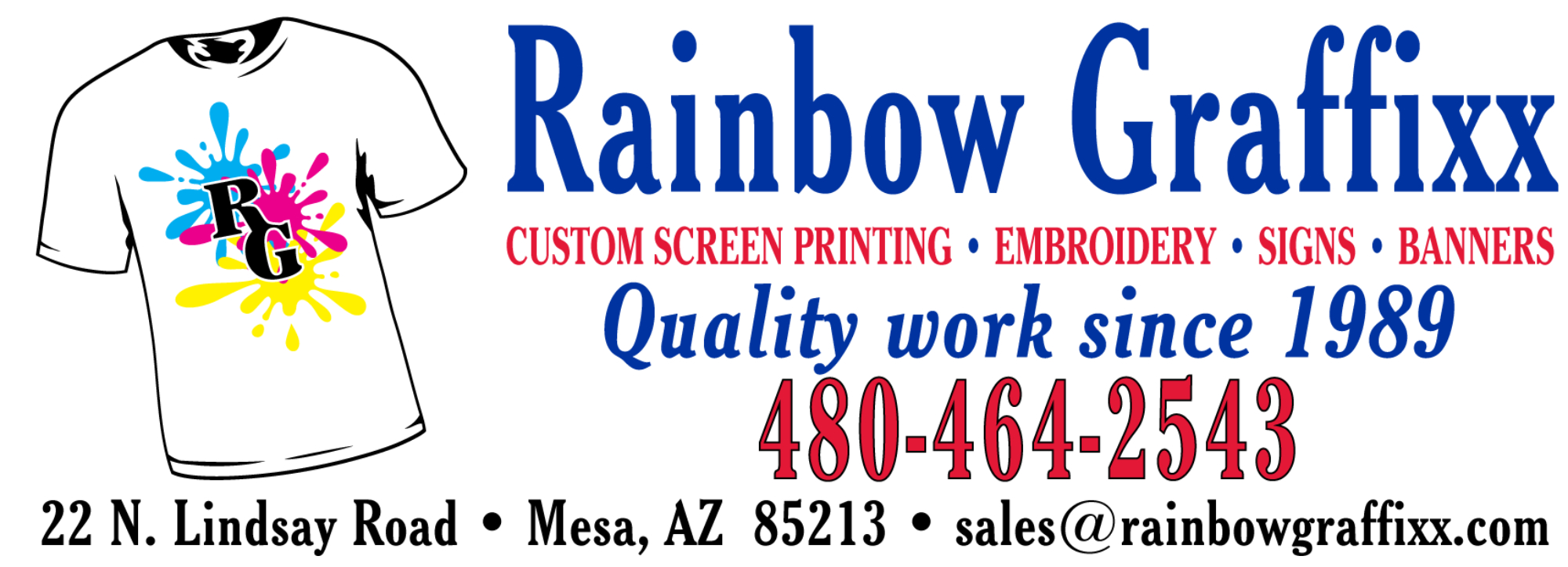 Rainbow Graffix Home Banner Image